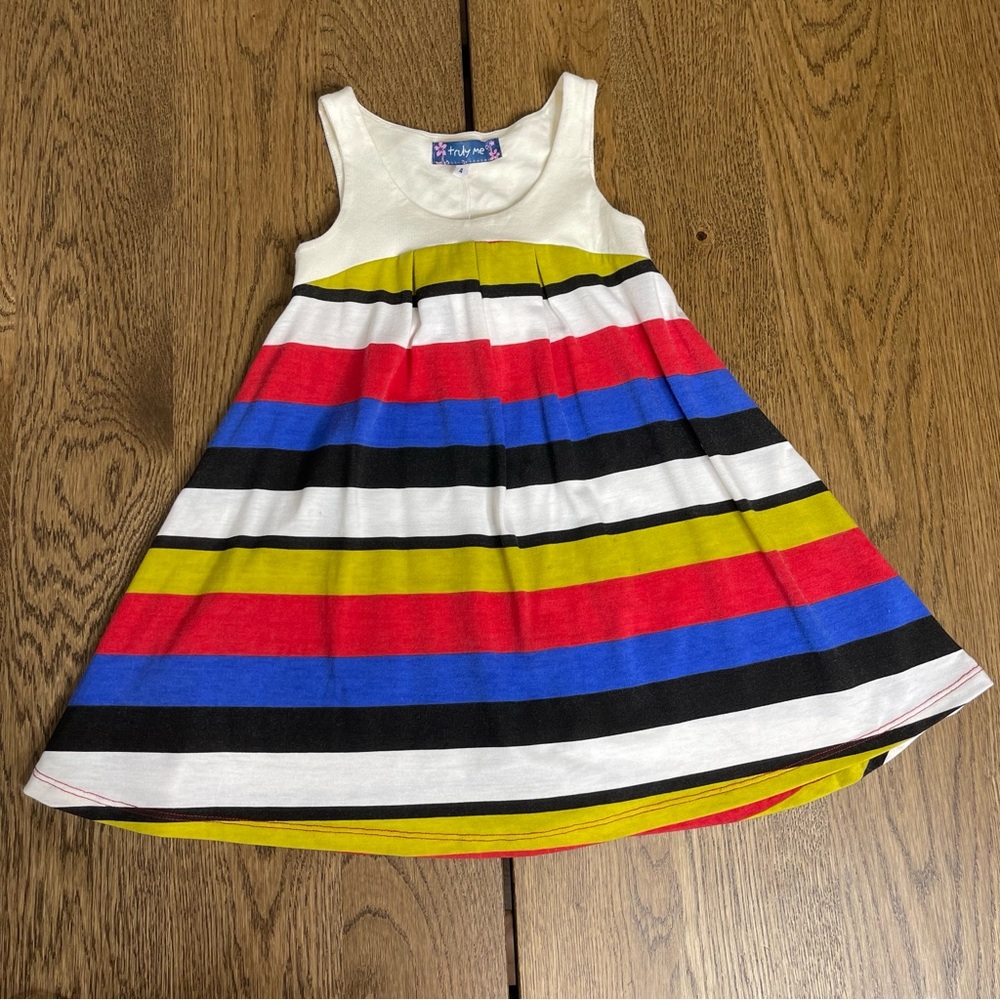 Truly Me Multi Color Girls Dress Size 4
